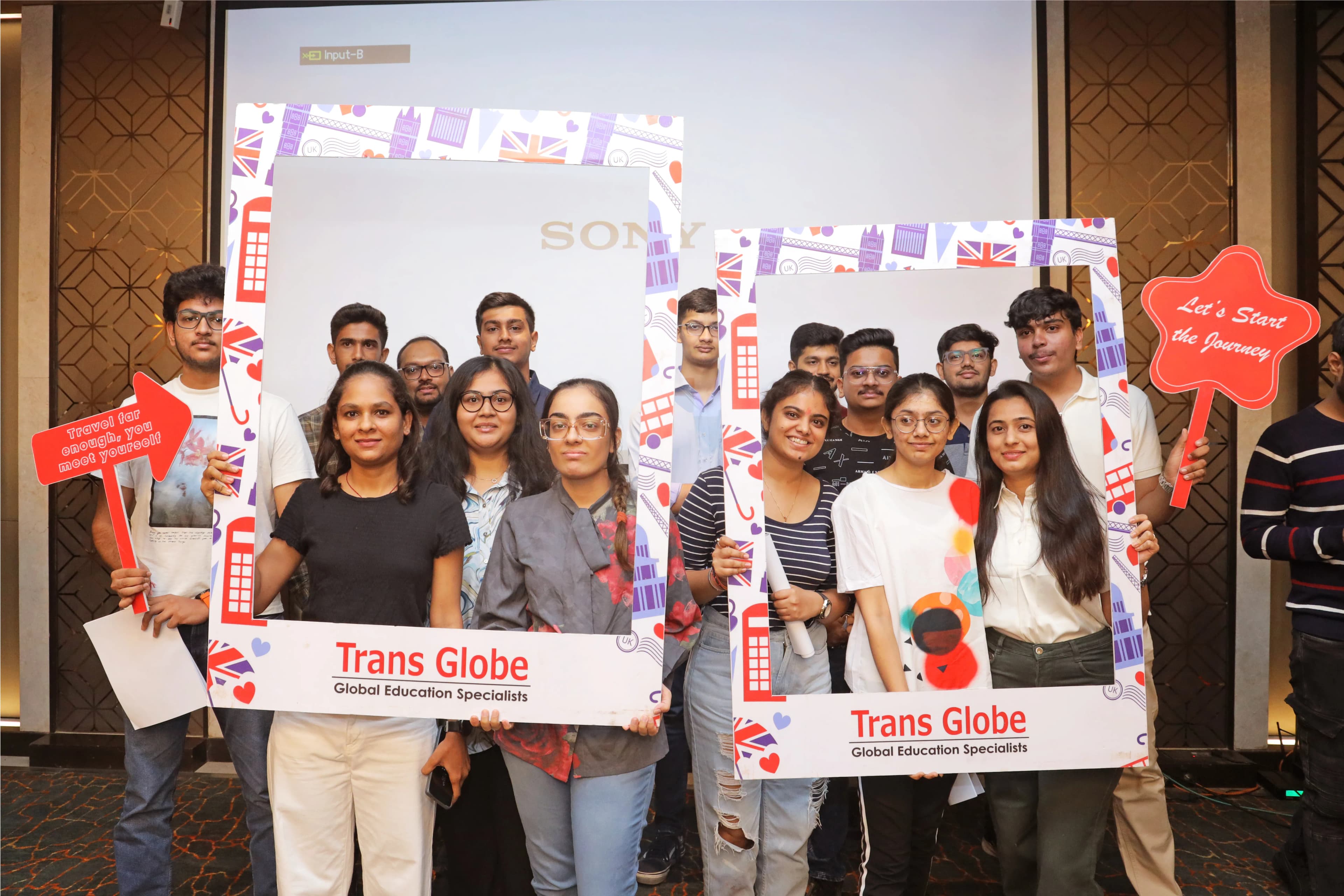 Students attending Global UniExpo
