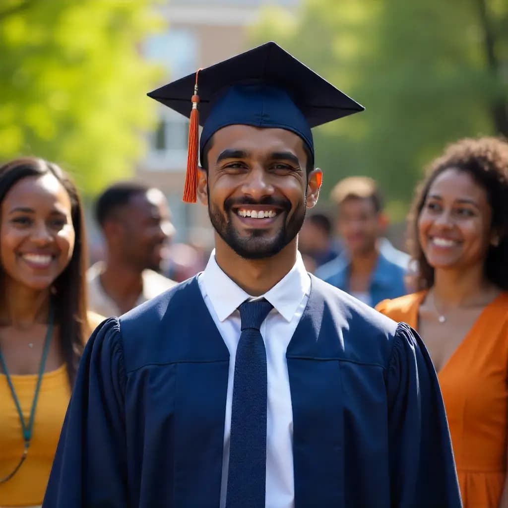 Student attending Global UniExpo